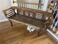 NICE CARVED BENCH