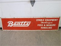 Beatty Stable Equipment Metal Sign