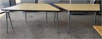 TRAPAZOIDAL WOODED DESK TABLE bidding on