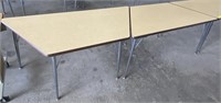 Wood School Desk 25-1/2” x 57” x 28” *Bidding Per