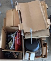 Pallet of assorted items including electric