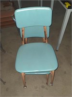Stack of 2 blue school chairs *times the quantity