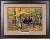 "Many Faces of the Woods" framed print by