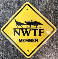 .025 Aluminum Vinyl Sign w/NWTF Logo