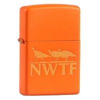 Orange Zippo NWTF lighter