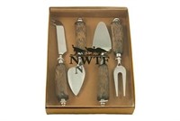 NWTF Goat Horn Serving Set - 4 pc