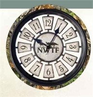 NWTF Custom Camouflage Wall Clock