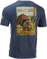 Nomad NWTF Navy Respect the Boss by Kirby T-shirt