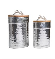 Brant lidded containers, set of 2