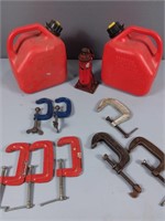 Clamps, Jack & Gas Cans
