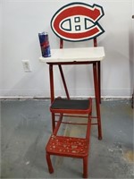 TABOURET / chaise escalier Canadiens de Montréal