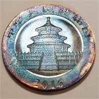 2016 CHINA PANDA - .999 Fine Silver 30g BU TONER