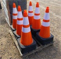 (25) Unused Safety Cones~ Approx 28" Tall