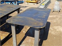 Unused Steel Table Work Table- Approx. 57" x 29"