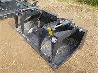 Unused JCT 72" Skid Steer Grapple Bucket