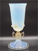 Amazing 2 part Art Glass Murano Vase 19th Century