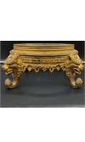 A Fine Antique Chinese Gilt Bronze Stand