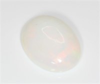 4.86 ct Loose Natural White Opal - Ethiopia