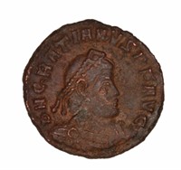 Gratian GLORIA RO-MANORVM Ancient Roman Coin