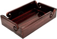 Premium Solid Dark Hardwood Crafted Wooden Portab)
