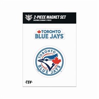 The Sports Vault Toronto Blue Jays 2Pc Magnet Set