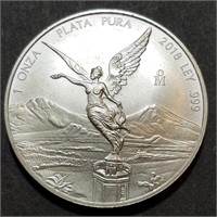 2018 MEXICO - BU Libertad - 1 OZT .999 Silver RARE