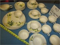 South Pacific 1950's Hand Painted Breakfast Set