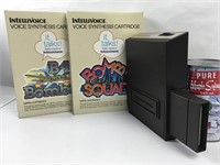 Console vintage Intellivision et 2 jeux dont Bomb-