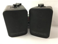 2 haut-parleurs Koss SXM/66 (intérieur/extérieur)