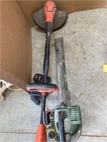 Electric weedeater and weed eater blower