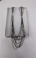 +Lot of 10 Asst. Sterling Silver .925 Necklaces
