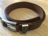 Florida Gators brown Fossil leather belt size 40