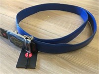 Florida Gators blue leather belt large (up to 38)