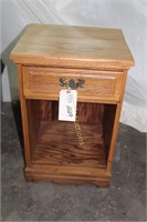 Table Night Stand with Drawer Approx. 24"x15"x14"