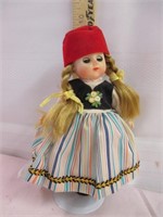 1950's Doll with Stand