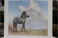 E.Q. Zebra + Horse Limited Edition Print, by
