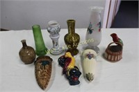 Flower Vases lot - Wall Hanging Vases, Table top