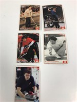 Collectible Curling cards