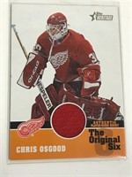 Topps. Chris Osgood. Jersey patch
