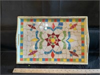 mosaic serving tray