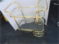 Brass&Glass Cart-30x14x32"