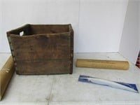 Vintage Wood Crate,Replica Congrefs of the US Lit.