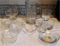 Glass ware, pitcher
