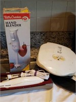 Electric kitchen tools, knife, hand blender,
