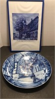 Furstenberg collector plates & framed print