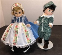 Madame Alexander dolls (Hungary and Gilbert) with