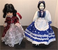 Madame Alexander doll (Holiday Gathering) and a