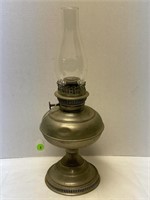 RAYO VINTAGE OIL LAMP WITH CHIMNEY - BENT