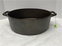 DOUBLE HANDLED CAST IRON POT-11 1/2" X 4 1/2 DEEP