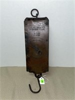 CHATILLIONS SPRING BALANCED BRASS MILK SCALE